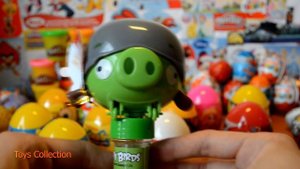 Kinder Surprise Eggs for kids Peppa Pig Princess Disney Angry Birds SpongeBob Cars