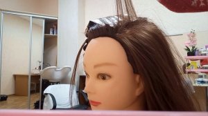 Мелирование ,урок 2,как завернуть фольгу,как правильно наносить