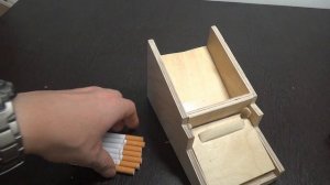 Сигаретница настольная своими руками