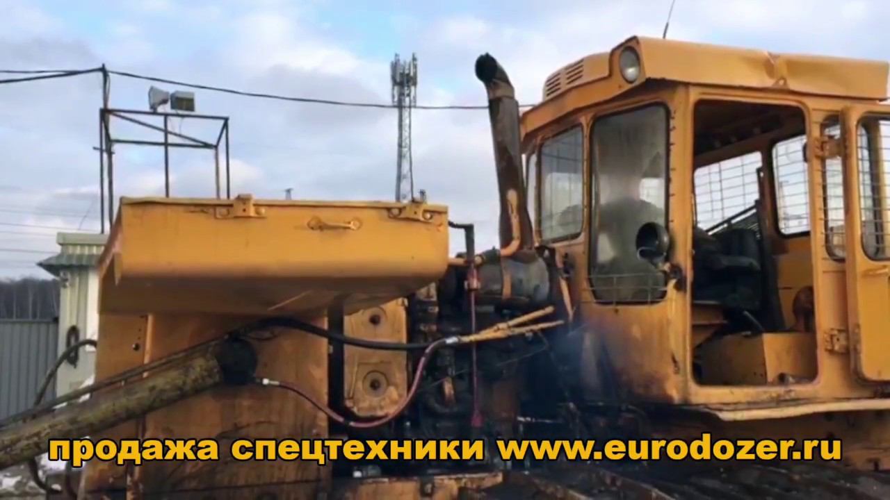 Бульдозер ЧТЗ. Как запустить с пускача бульдозер Т-130 Советская мощь