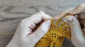 ДЕНЕЖНАЯ САЛФЕТКА или Золотой Лотос. Подробный МК часть 3 для начинающих. Crocheted money napkin.