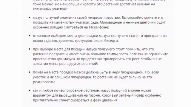 Мазус ползучий, посадка и уход смотреть онлайн