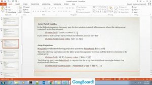 MongoDB Admin | Practical Session | GangBoard