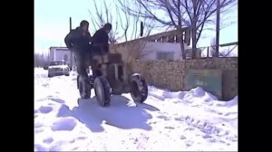 Гонки на самодельных тракторах