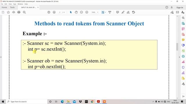 Scanner Class in JAVA || Input in JAVA  by Scanner class || #coderrry #java