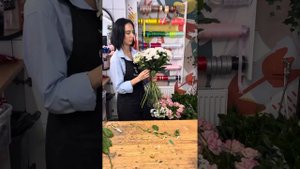 Как сделать букет из хризантем стильно ,быстро и красиво