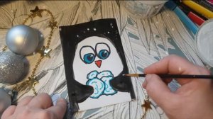 Рисуем Новогодние открытки