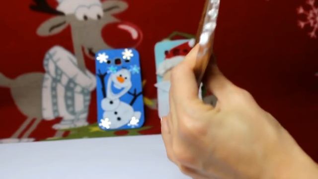 ??Новогодний чехол на телефон DIY. Как сделать чехол для телефона своими руками смотреть онлайн