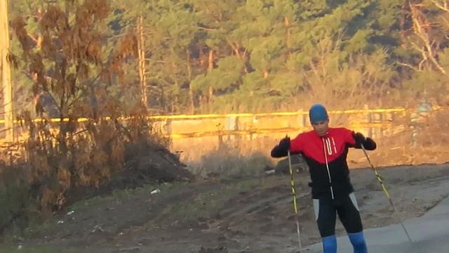 Лыжероллеры Закрытие сезона. Техническая тренировка смотреть онлайн