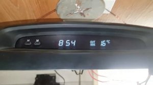 Часы с термометром от прадо 120 в гараж.