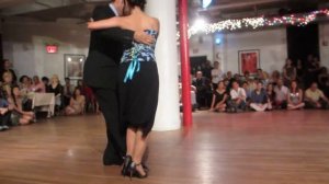 Carolina Jaurena and Andres Bravo performance 1 @ All Night Milonga NYC 2013