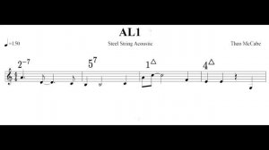 Algorithmic composition over Autumn Leaves chords - 1