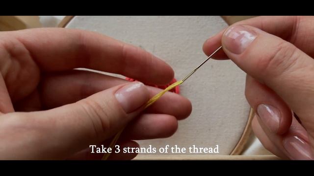 Rose embroidery tutorial. Woven rose stitch. смотреть онлайн