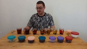Эксперимент с завариванием чёрного и зелёного чая
