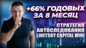 +66% годовых за 8 месяцев - Стратеги автоследования Linetsky Capital mini | Алексей Линецкий