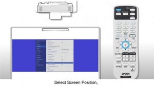 Epson EB-1485Fi Projector Installation Guide #11 - Configure a 16:6 Image