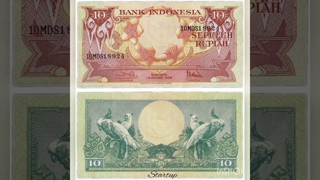 Банкноты мира. Banknotes Of The World. Банкноты Индонезии. Bankons Of Indonesia. #Shorts.Startup-178