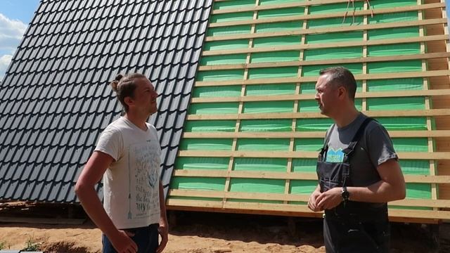 Кровля из металлочерепицы своими руками для дома по проекту а-фрейм