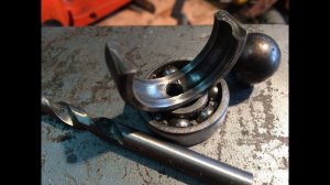 Как можно просверлить шариком подшипник !!!)