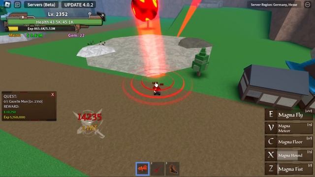 Noob to Pro Awakened Magma "Magu Magu no Mi" | Update 4 King Legacy смотреть онлайн