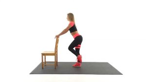 Отведение ноги назад стоя