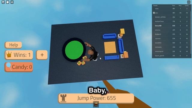 Roblox, But Every Second I Get +1 Jump Power... смотреть онлайн