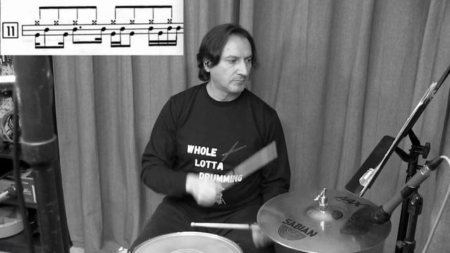 BUILD GHOST NOTES using Drummers Cookbook  DRUM BOOK STUDIES