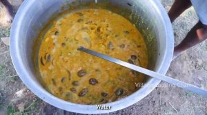 KING of VEGETABLE Recipe | SAMBAR Recipe with Four Side Dish | Veg Village Food Cooking in Village