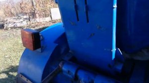 Самодельный минитрактор с самодельным прицепом  самосвал на гидравлике