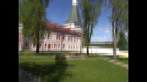 Монастырь Иконы Иверской Божьей Матери на озере Валдай.