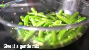 Sugar Snap Peas Stir-fry | How to cook Sugar Snap Peas | Healthy recipe | Easy to make Peas recipe