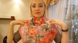 #ПавловопосадскиеПлатки Павловопосадские платки с примеркой.