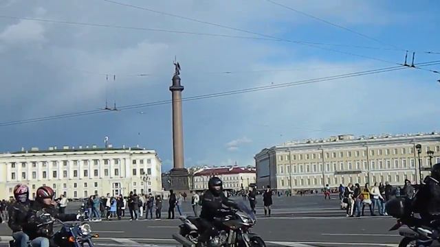 Закрытие мотосезона 01.10.2016. Выезд с Дворцовой. смотреть онлайн