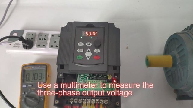 220V single-phase to 3-phase 380V 11kw Frequency Inverter Wiring usage teaching
