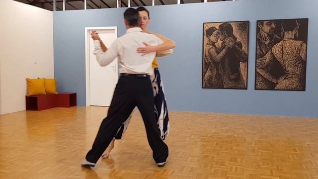 TANGO BEGINNERS ?  La Baldosa with Rebotes ( Class summary)  by GM Tango ????