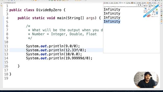 Java Interview Question: What will be the output when you divide a number by zero? смотреть онлайн