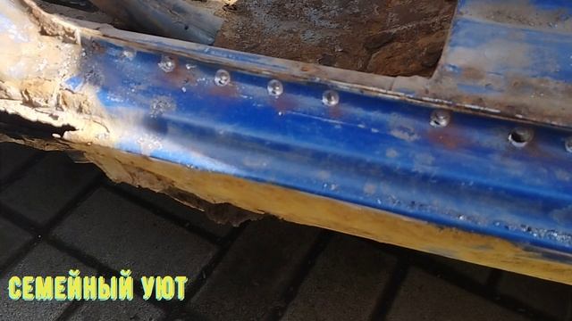 Ваз 2104 Восстановление. Часть 2. Демонтаж порогов смотреть онлайн