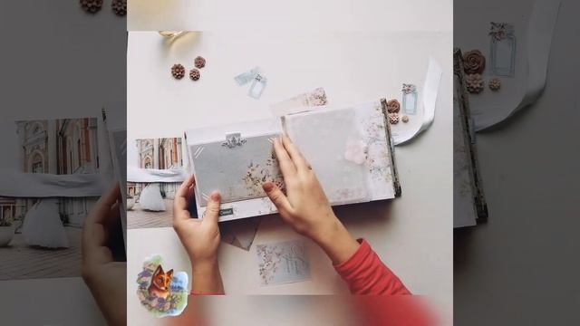 Свадебный альбом 15 на 15. Скрапбукинг. Обзор. смотреть онлайн