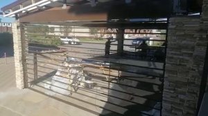 Монтаж рольставней из поликарбоната шириной 5м