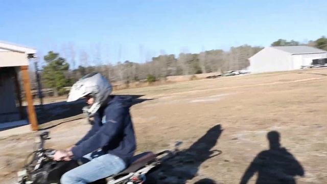 My FIRST RIDE EVER ON A HONDA TRX 450ER