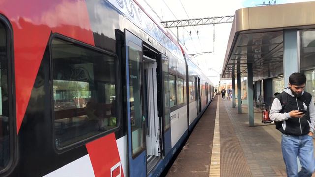 ЭГ2ТВ-033 Иволга 2.0 ЦППК Перекраска МЦД На станции Лианозово смотреть онлайн