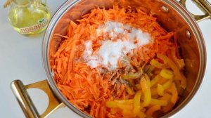 Морковь с перцем на зиму