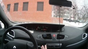 Работа омывателя на Scenic 3 с установленным обратным клапаном