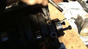Установка коленвала. 406 двигатель автомобилей Волга, Газель