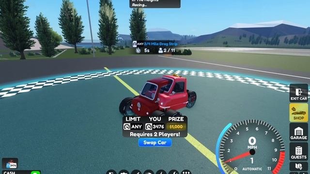 This is The FASTEST DRAG CAR.. (Drive World Roblox)