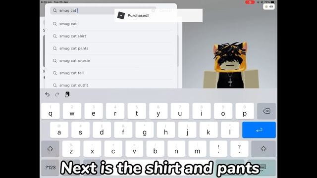 400 Robux Shopping spree! | Orange Smug Cat Outfit! | ROBLOX смотреть онлайн