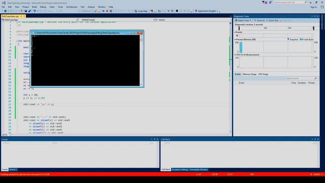 Урок 2 - Базовые типы данных C++, массивы, переопределенные типы смотреть онлайн