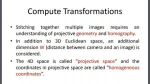 lecture 3 - HOG / RANSAC