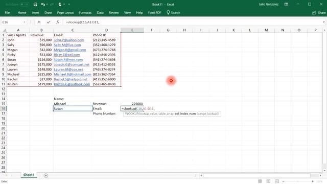 How To Use The VlookUp Function | Excel Tutorial смотреть онлайн