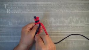 Плетение Колосок из паракорда в два шнура Weaving parachute cord fish knot two cord